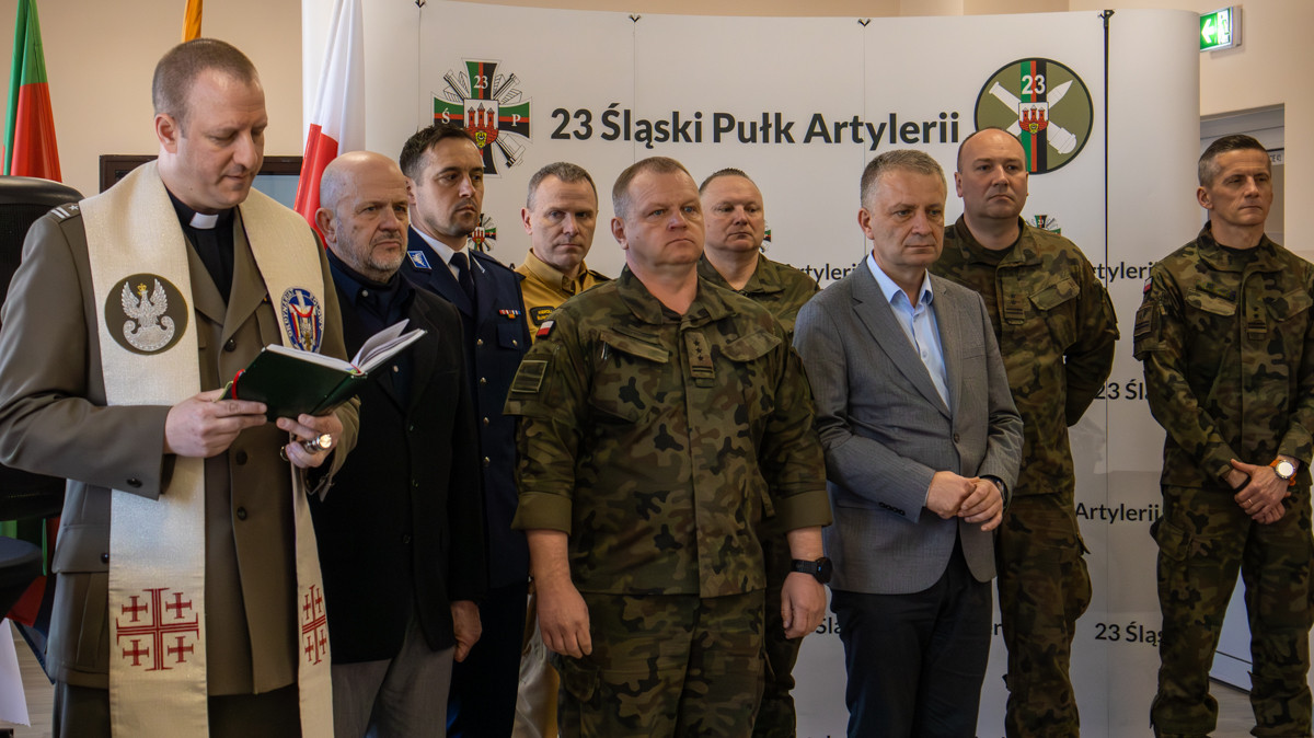 Spotkanie wielkanocne w 23 Śląskim Pułku Artylerii