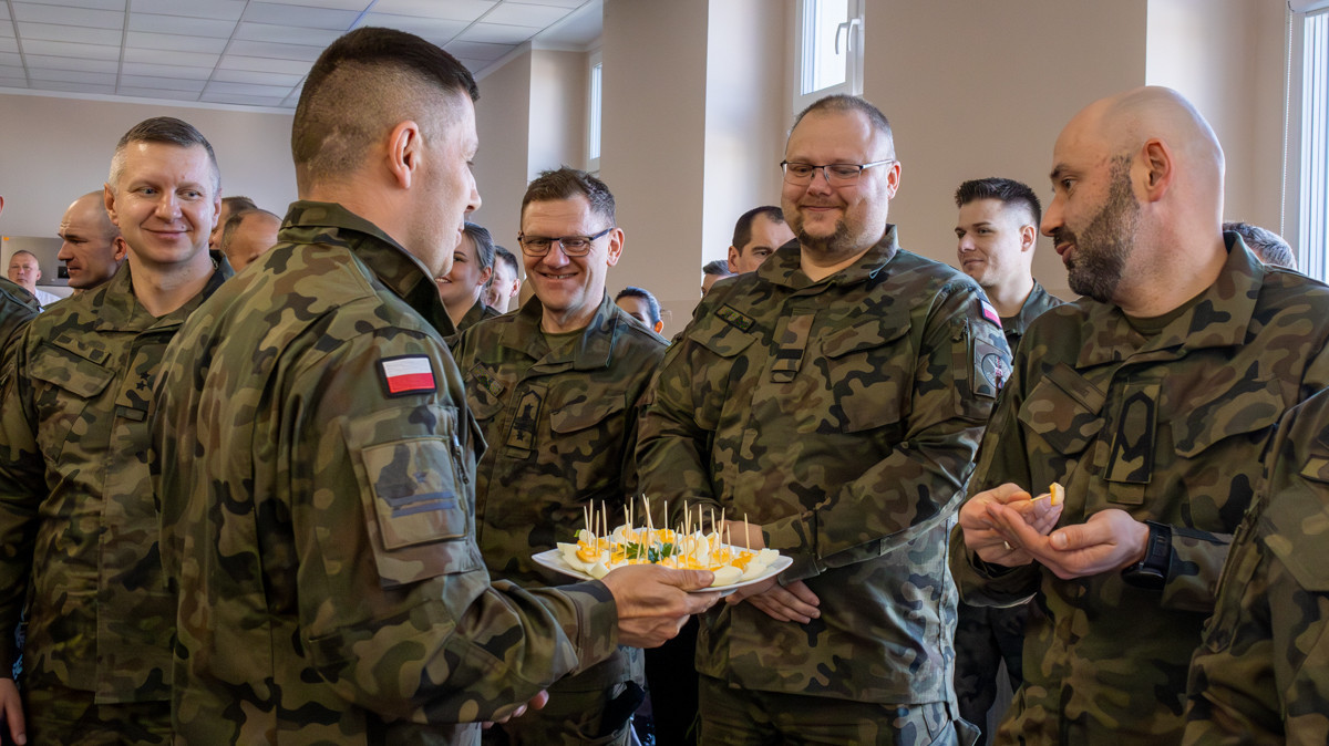 Spotkanie wielkanocne w 23 Śląskim Pułku Artylerii