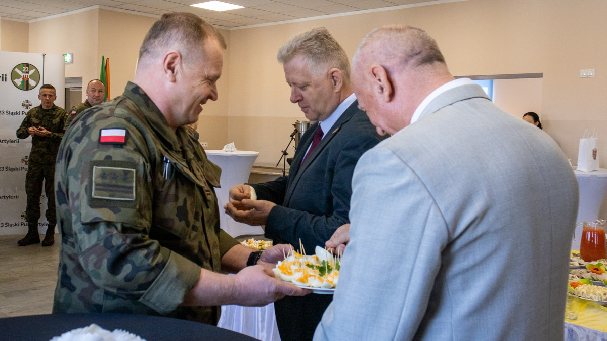 Spotkanie wielkanocne w 23 Śląskim Pułku Artylerii