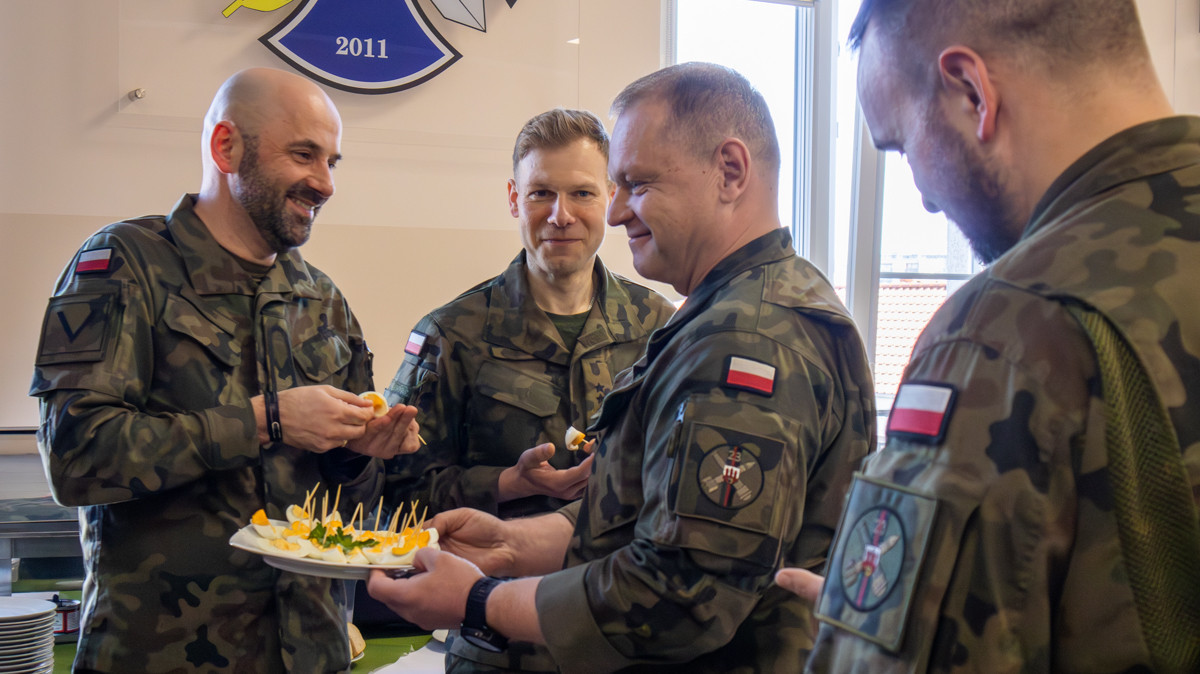 Spotkanie wielkanocne w 23 Śląskim Pułku Artylerii