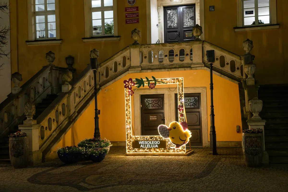 Ozdoby świąteczne w Bolesławcu