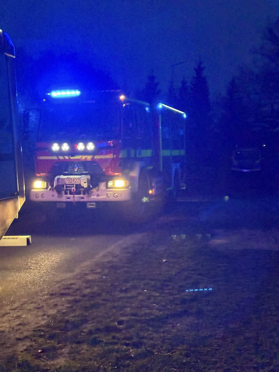 Pożar w miejscowości Modła