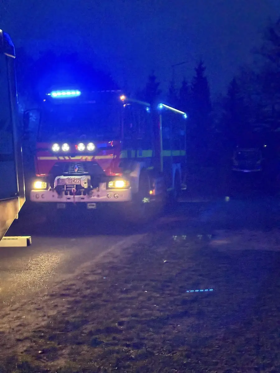 Pożar w miejscowości Modła