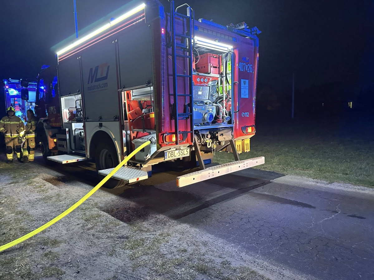 Pożar w miejscowości Modła