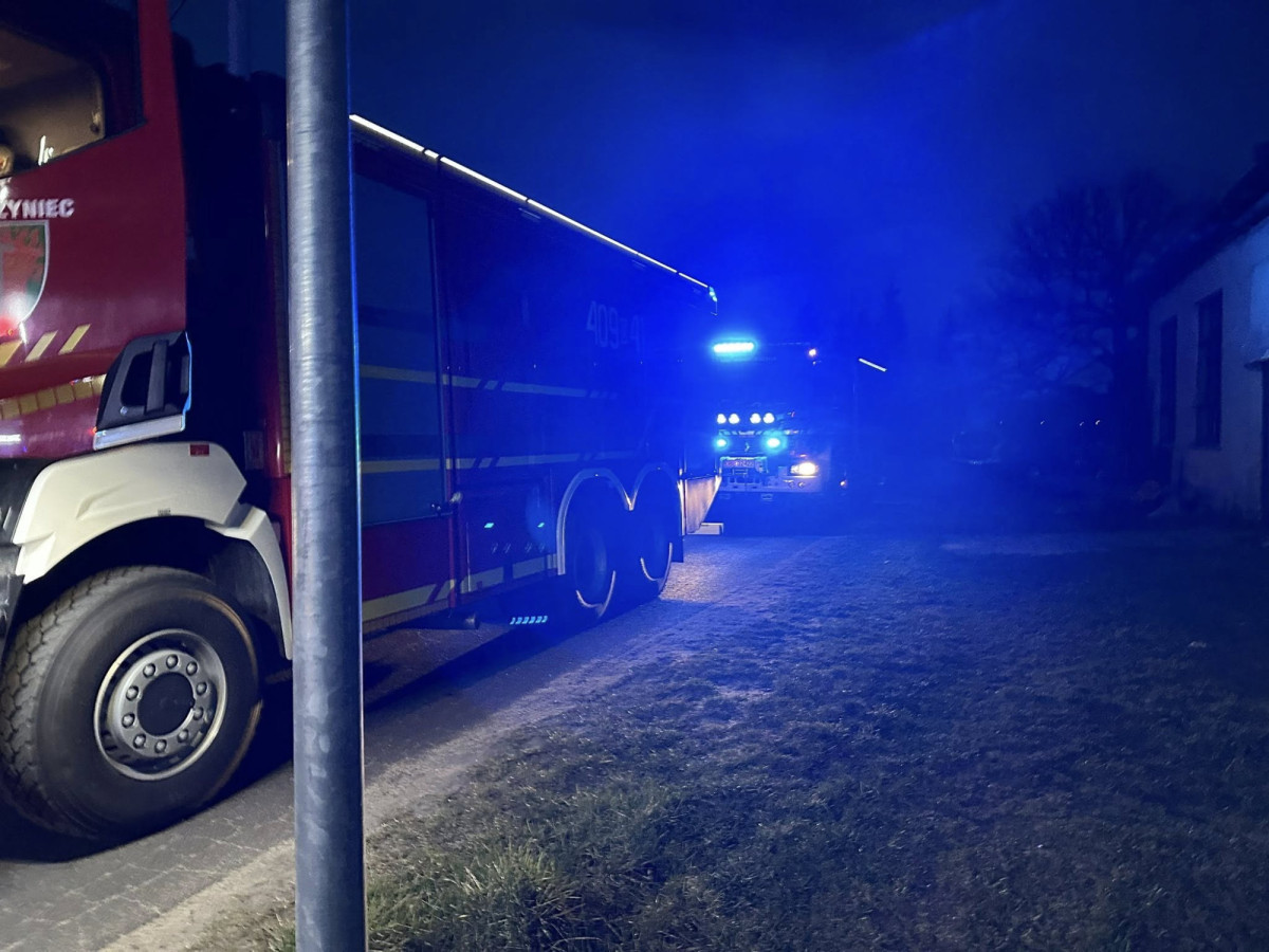 Pożar w miejscowości Modła