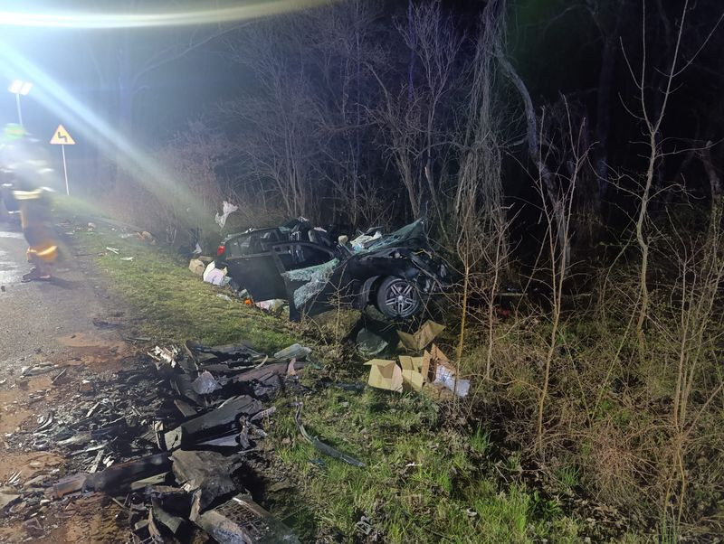 Śmiertelny wypadek pod Lubinem