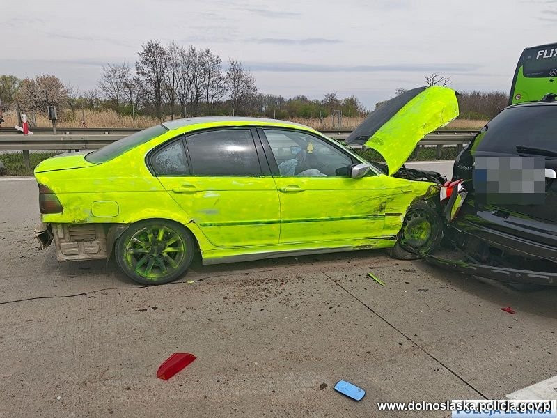 Pościg za BMW na A4