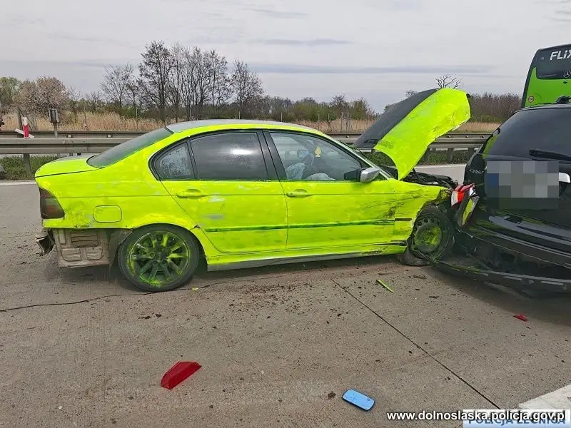 Pościg za BMW na A4