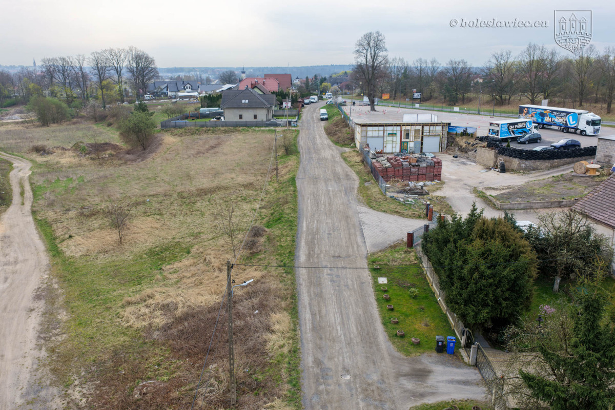 Prace przy ul. Widok w Bolesławcu