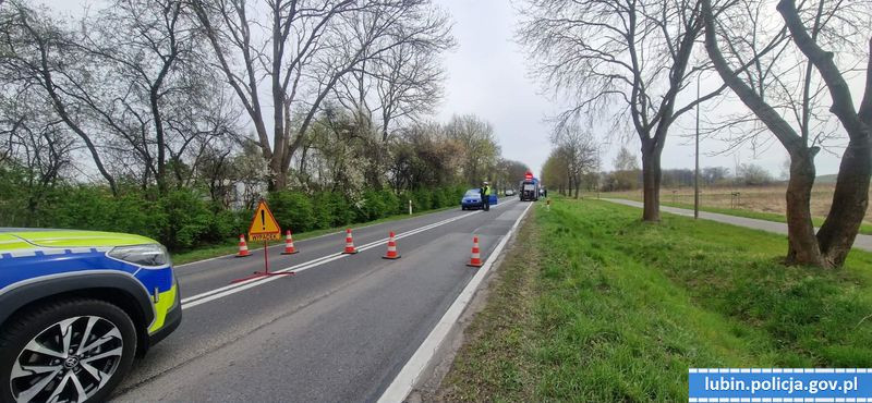 Śmiertelny wypadek pod Lubinem