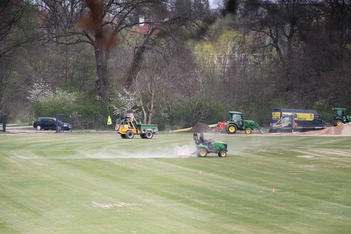 Modernizacja stadionu przy ulicy Rajskiej w Bolesławcu