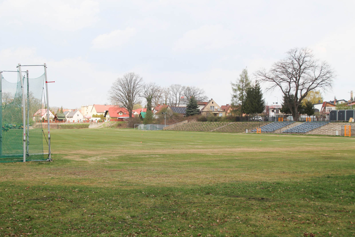 Modernizacja stadionu przy ulicy Rajskiej w Bolesławcu