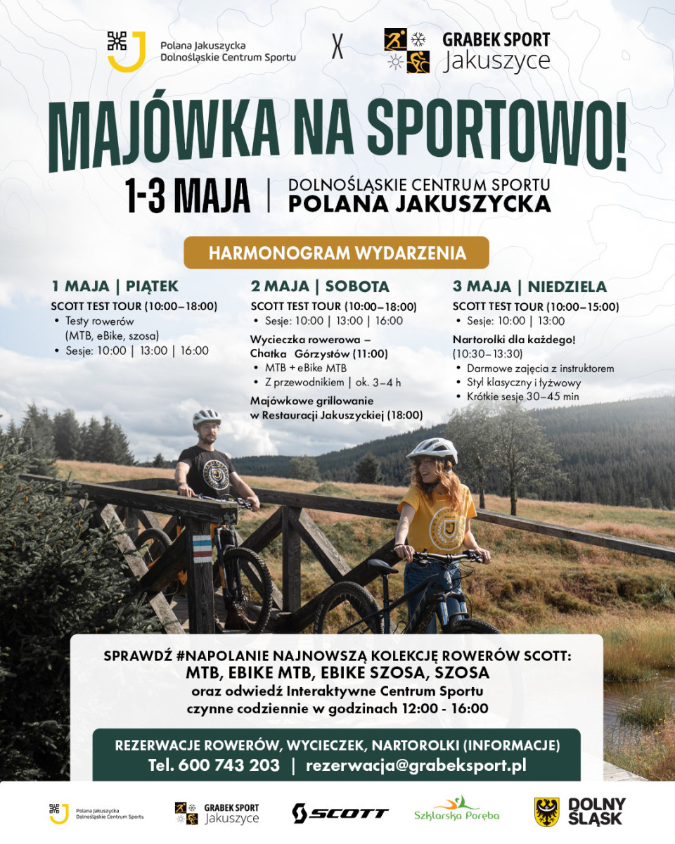 Majówka na sportowo w Dolnośląskim Centrum Sportu Polana Jakuszycka