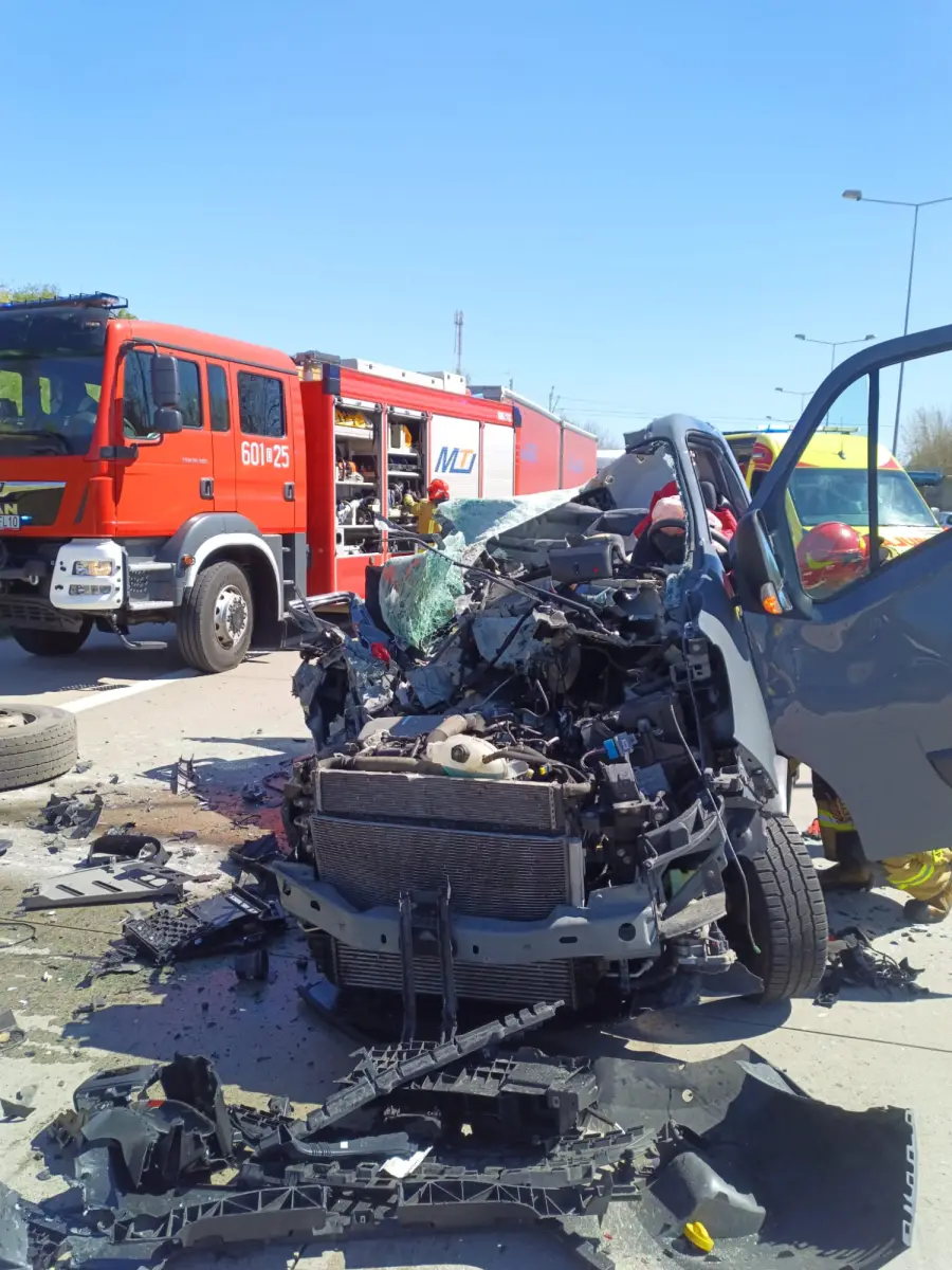 Groźny wypadek na A4