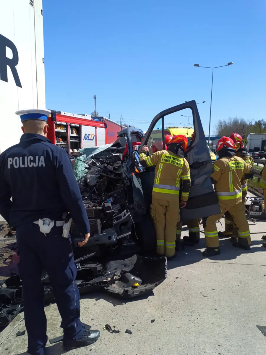 Groźny wypadek na A4