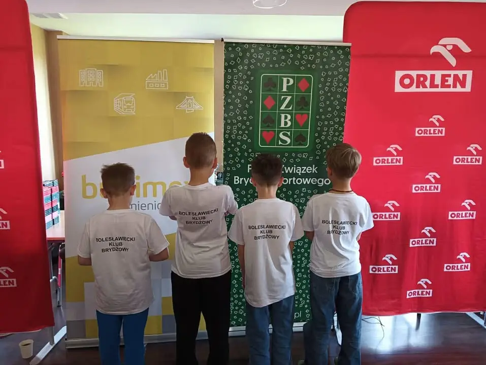 Młodzi brydżyści z Bolesławca