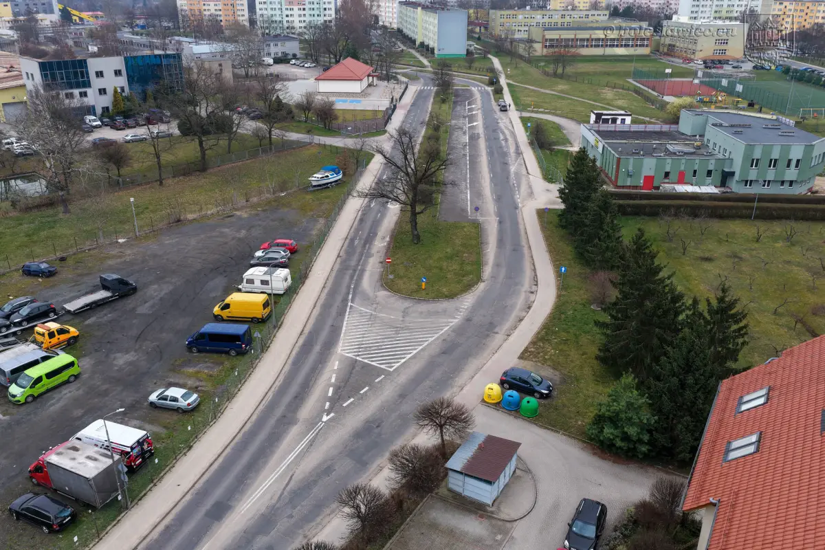 Gałczyński Street in Bolesławiec