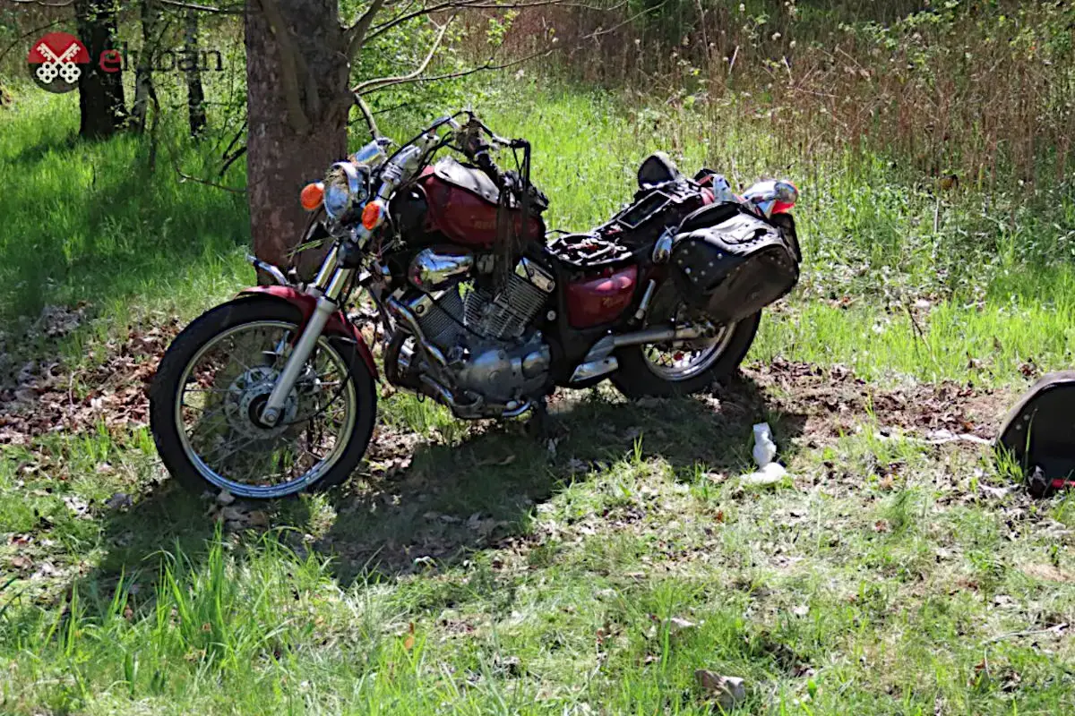 Wypadek motocyklisty koło strefy ekonomicznej