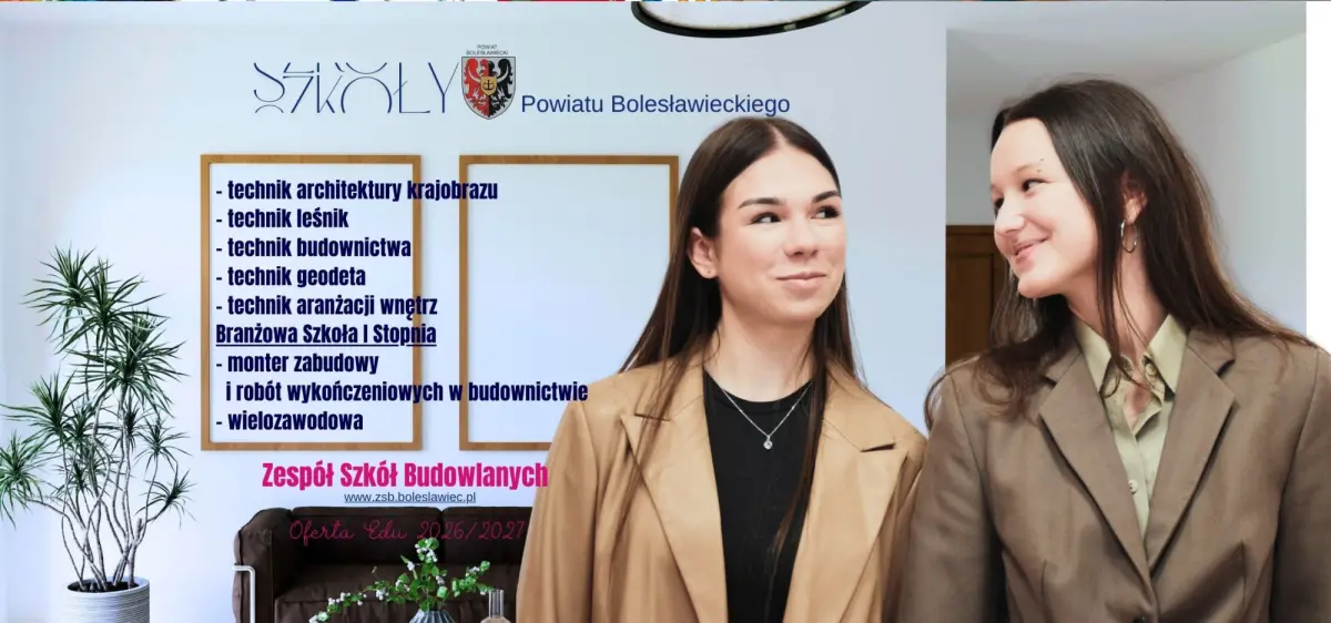 Infografika dot. oferty edukacyjnej ZSB