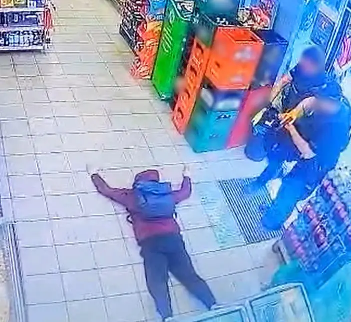 Action in a shop