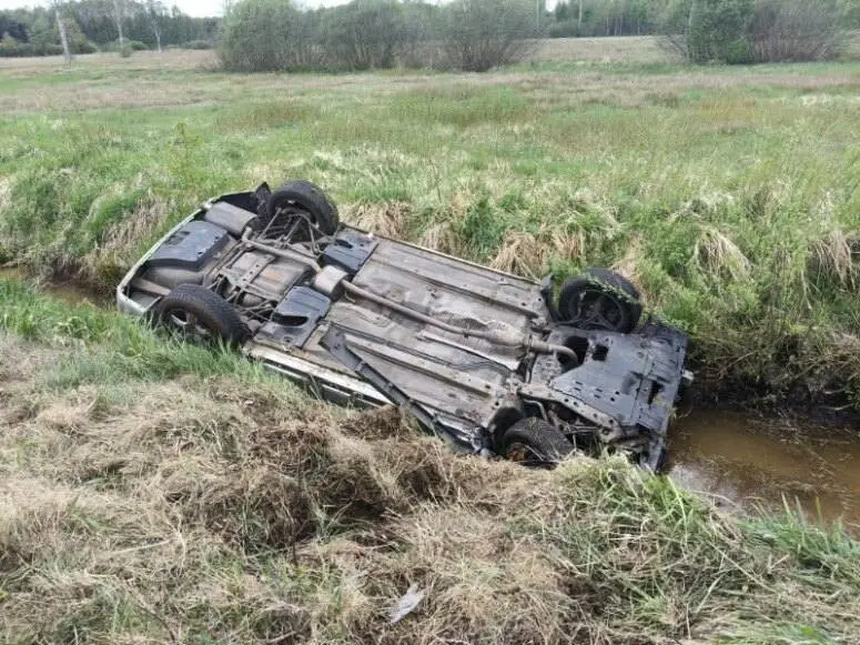 Auto po dachowaniu