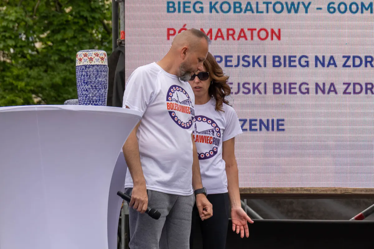 Damian Sawczak i Jolanta Sawczak z Fundacji Wspierajmy Zdrowie