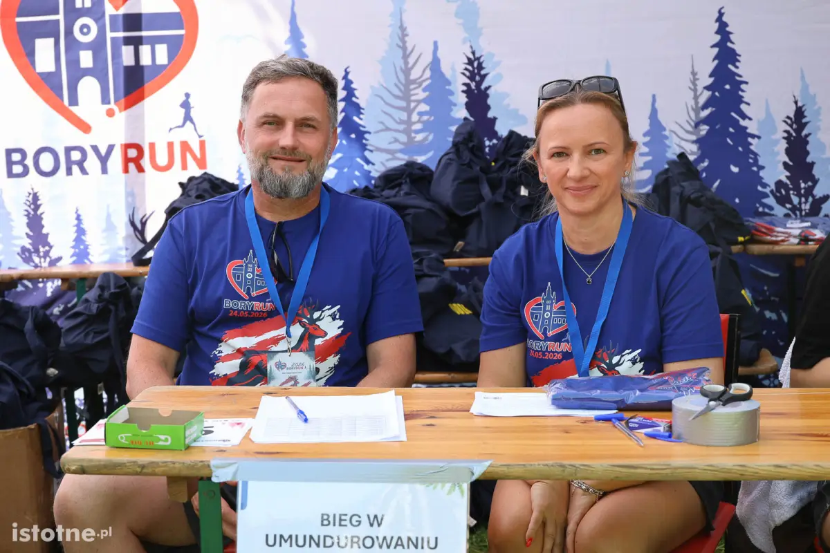 Uczestnicy imprezy BoryRun 2026 w Kliczkowie