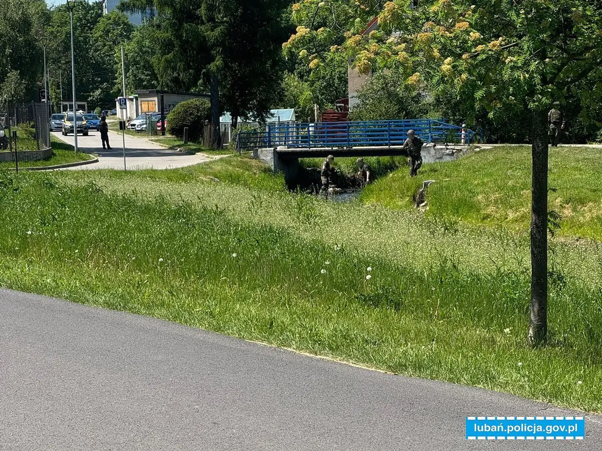 Akcja saperów z Bolesławca w Lubaniu