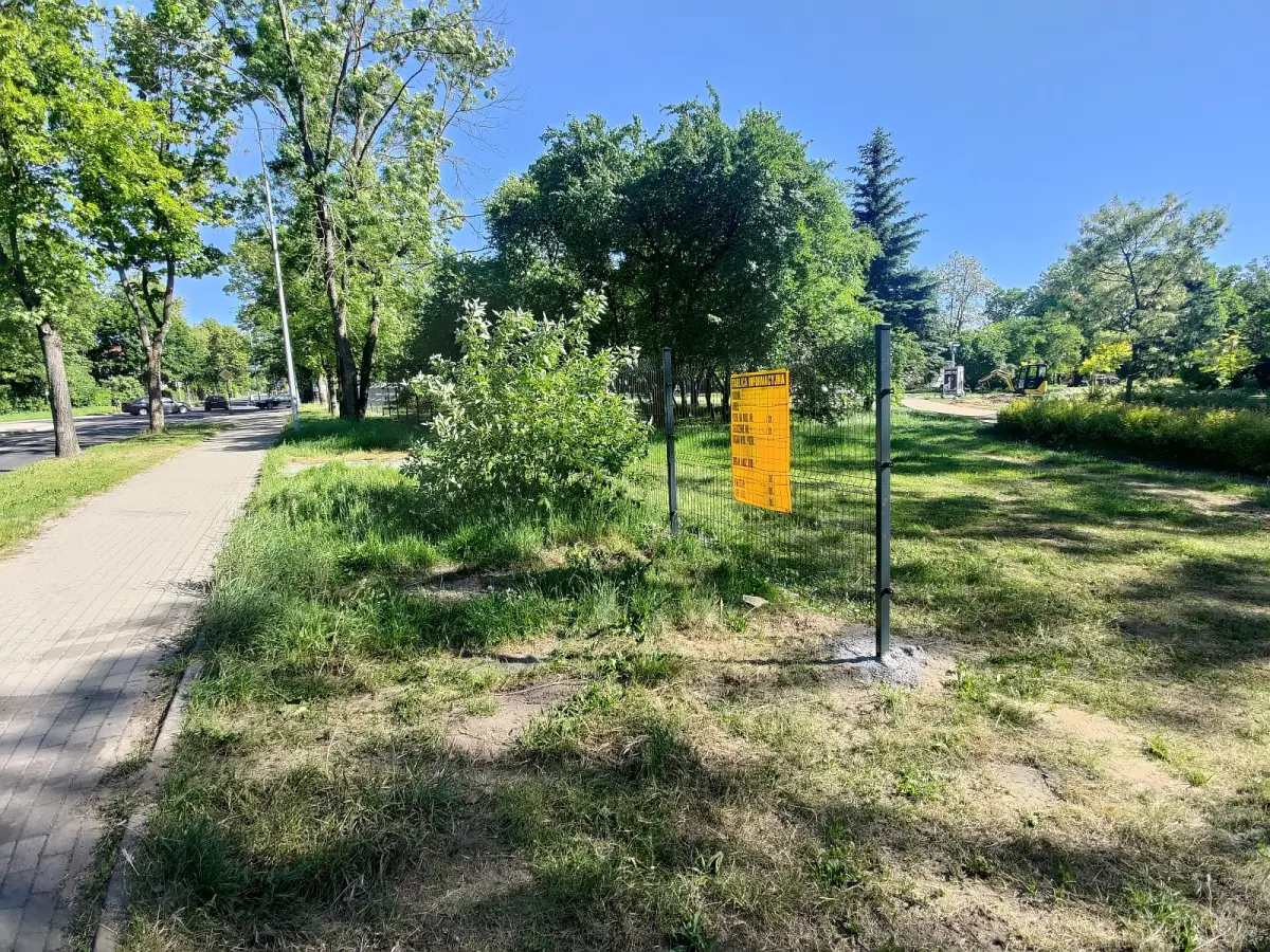 Park Near the Stadium in Bolesławiec