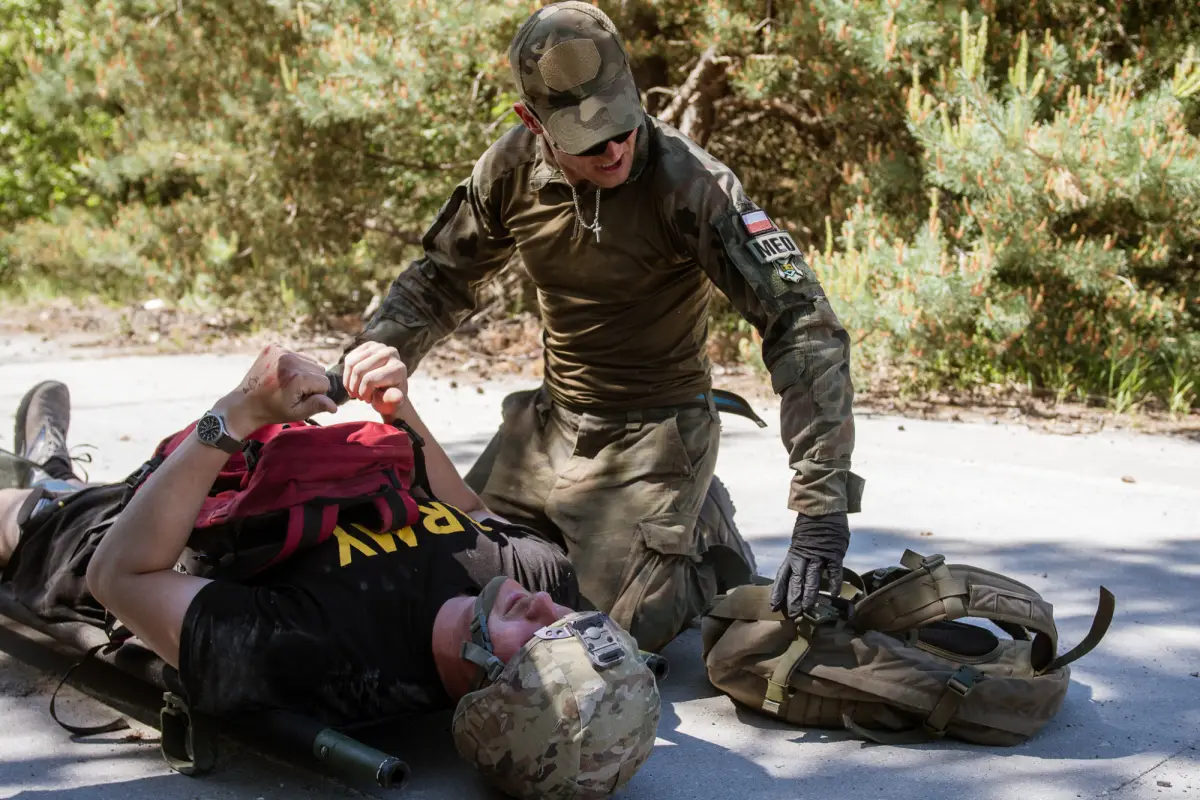Ćwiczenia żołnierzy RP i US Army
