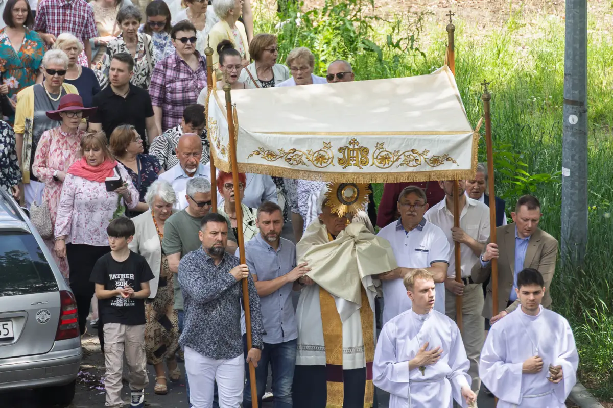 Боже Тіло в парафії Христа Царя в Bolesławiec
