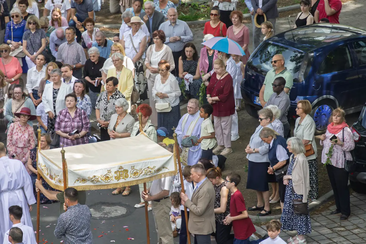 Corpus Christi in the Christ the King Parish in Bolesławiec