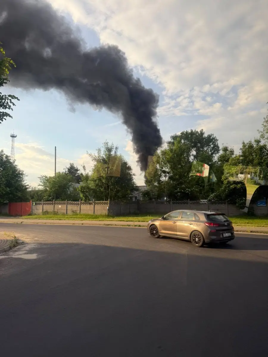 Fire service operation in Gromadka