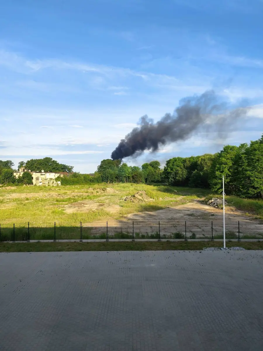 Fire service operation in Gromadka