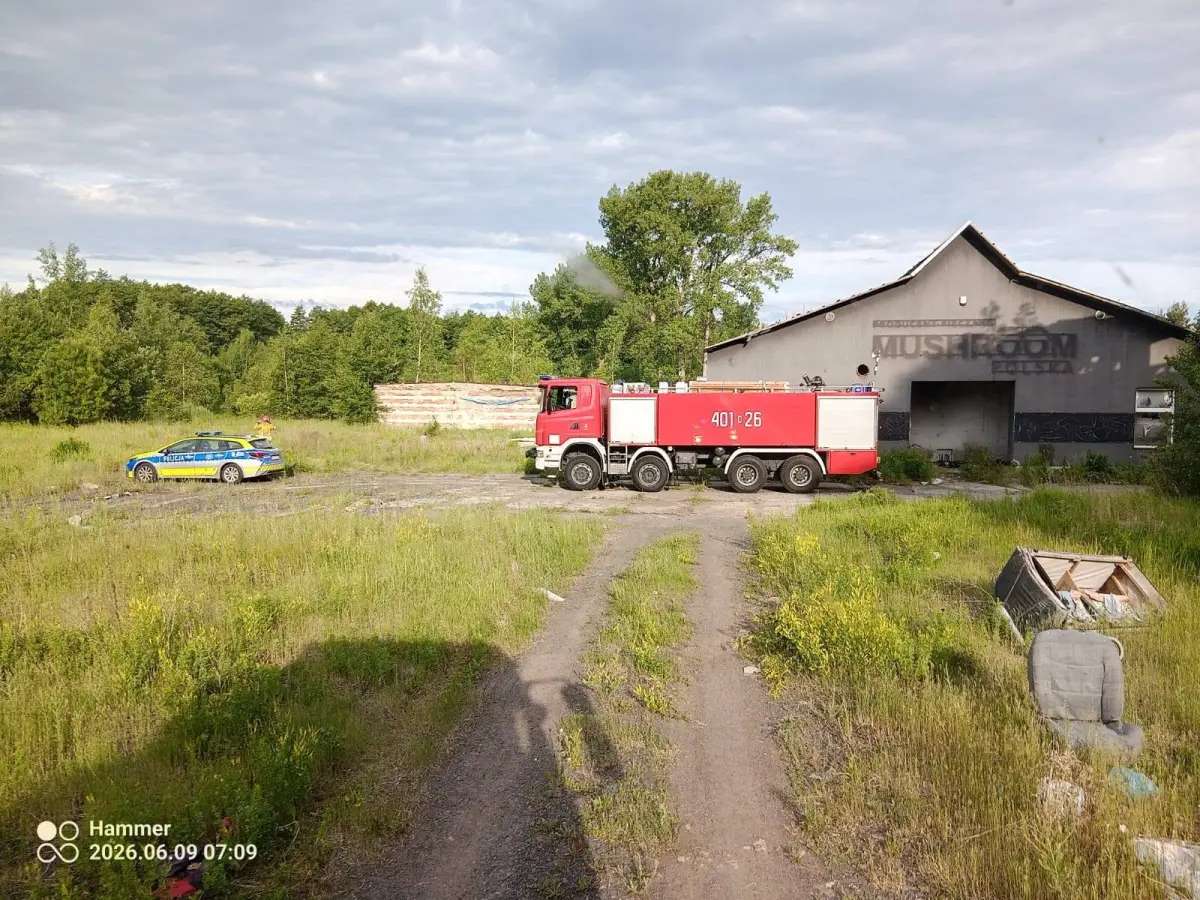 Fire service operation in Gromadka