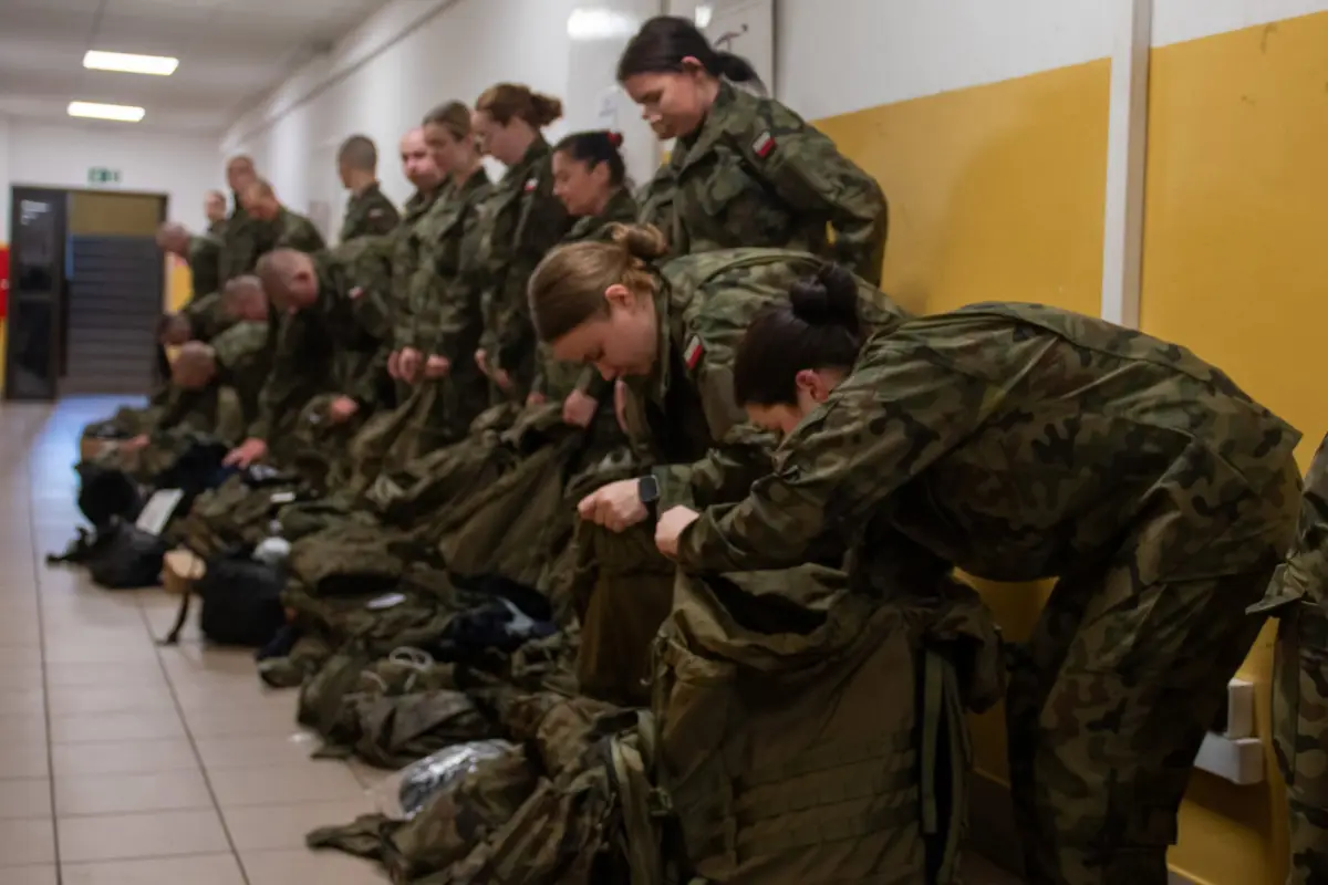 Training at the 10th Armored Cavalry Brigade in Świętoszów