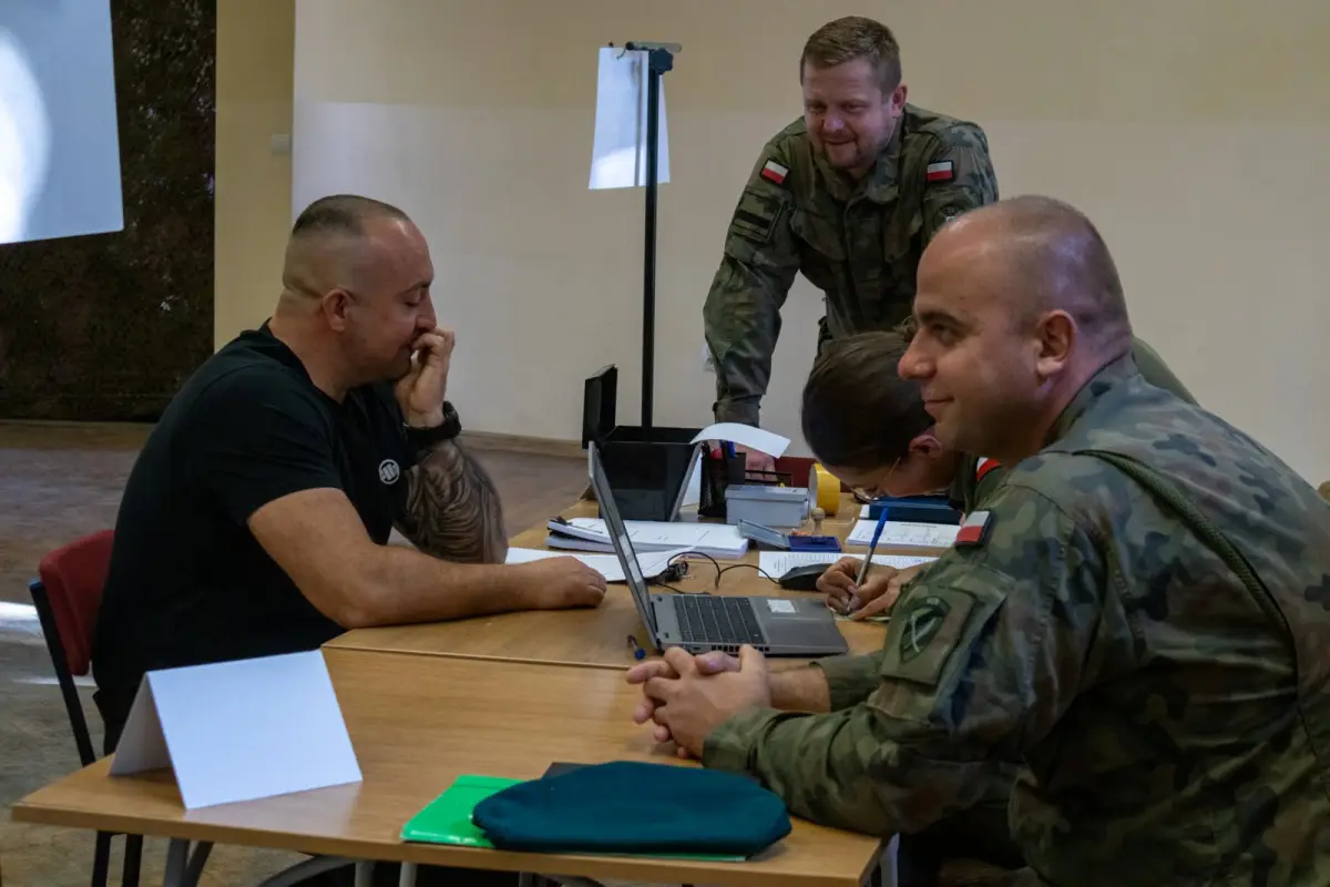 Training at the 23rd Silesian Artillery Regiment in Bolesławiec