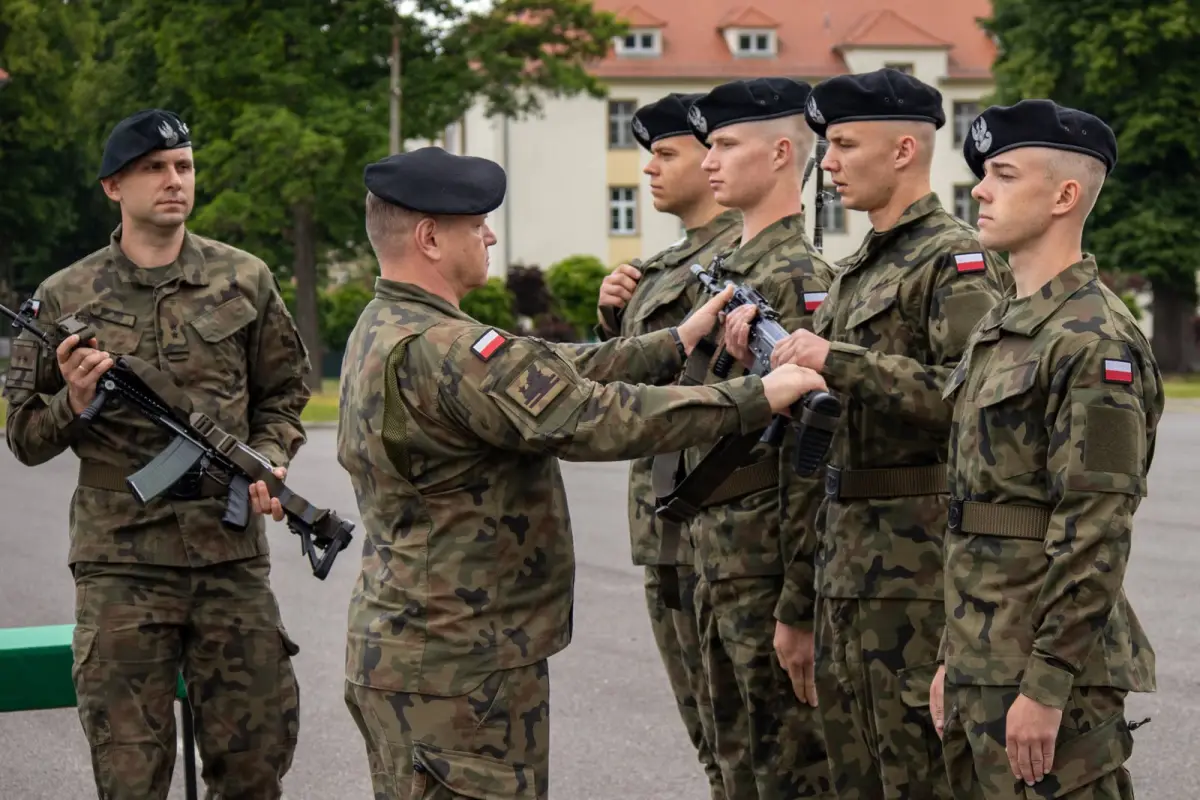 Szkolenie w 23 Śląskim Pułku Artylerii w Bolesławcu
