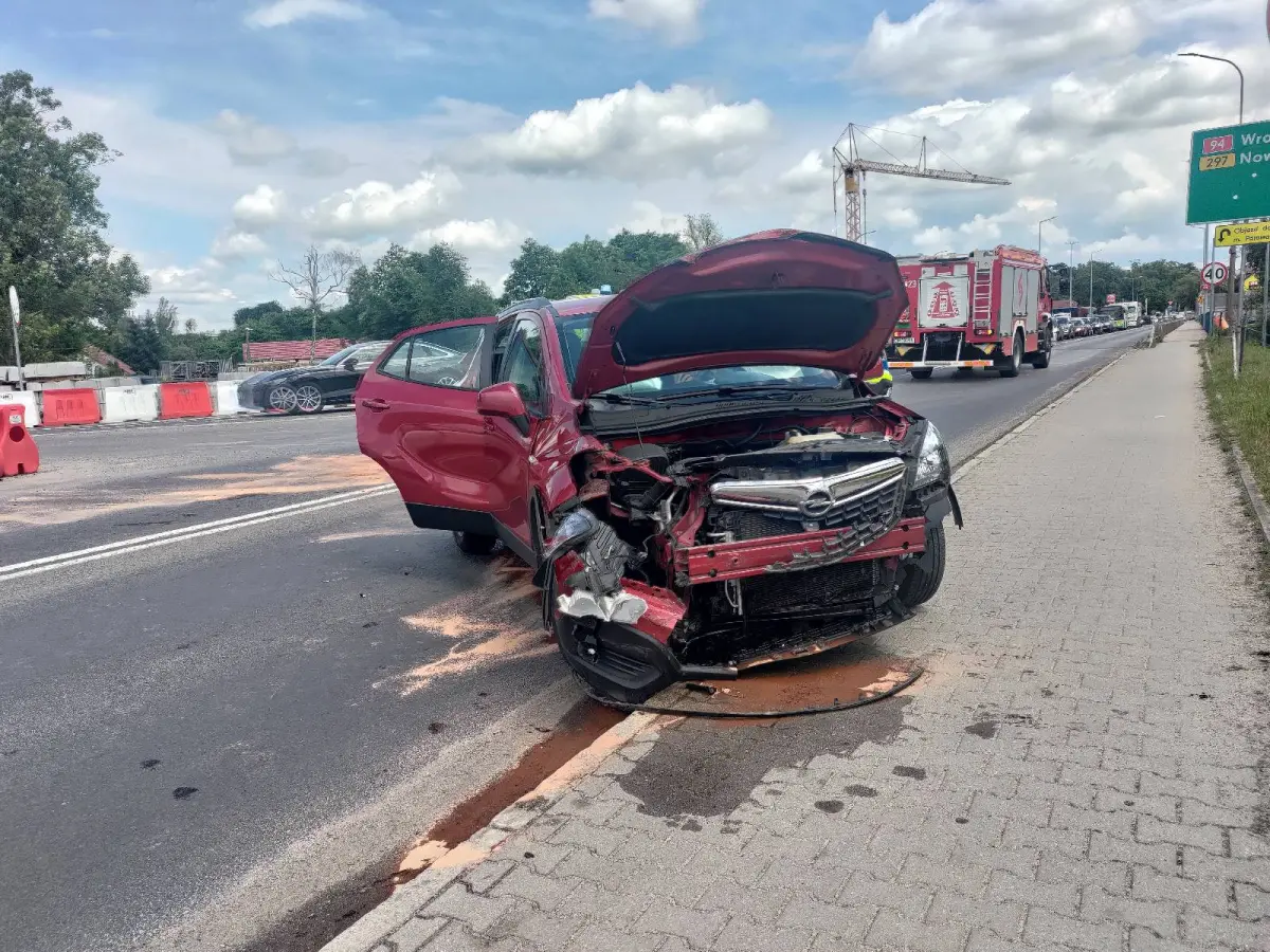 Kolizja na Nila w Bolesławcu