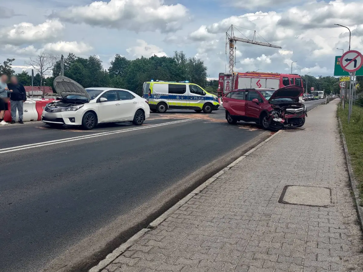 Kolizja na Nila w Bolesławcu