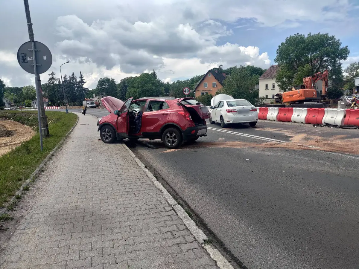 Kolizja na Nila w Bolesławcu
