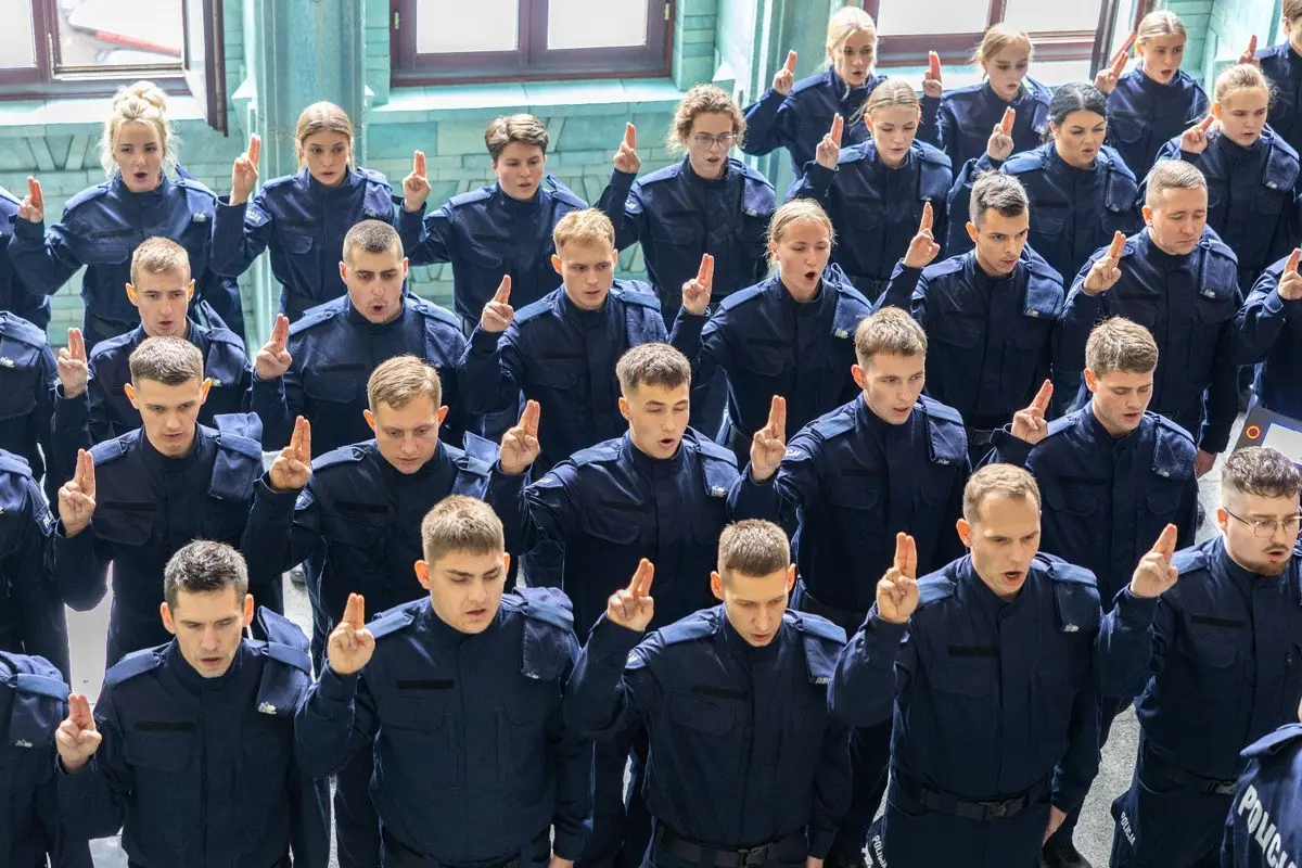 Uroczystość policyjna we Wrocławiu