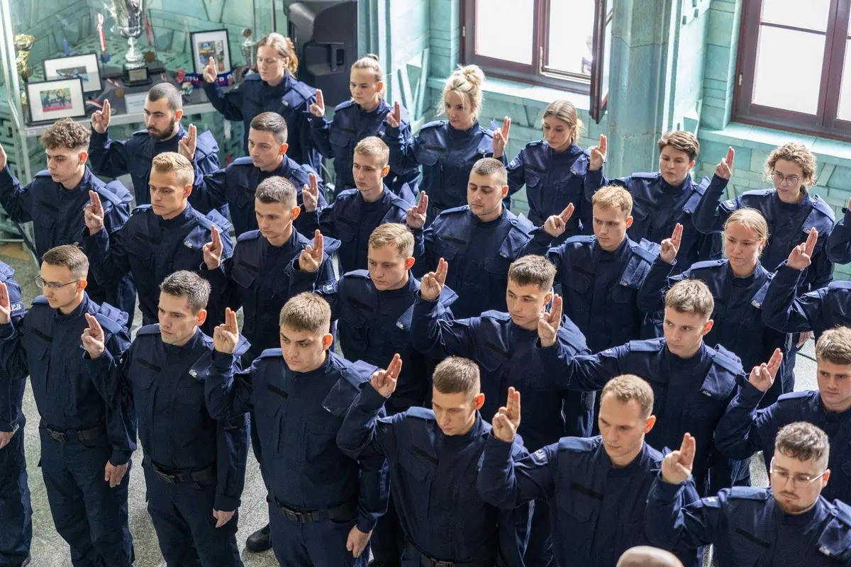 Поліцейська церемонія у Вроцлаві