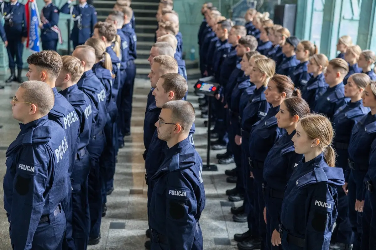 Uroczystość policyjna we Wrocławiu
