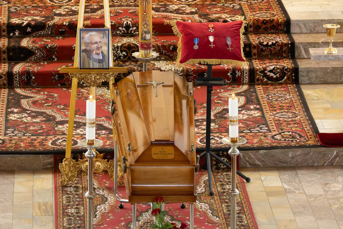 Pożegnanie ks. Józefa Gołębiowskiego w parafii Chrystusa Króla w Bolesławcu