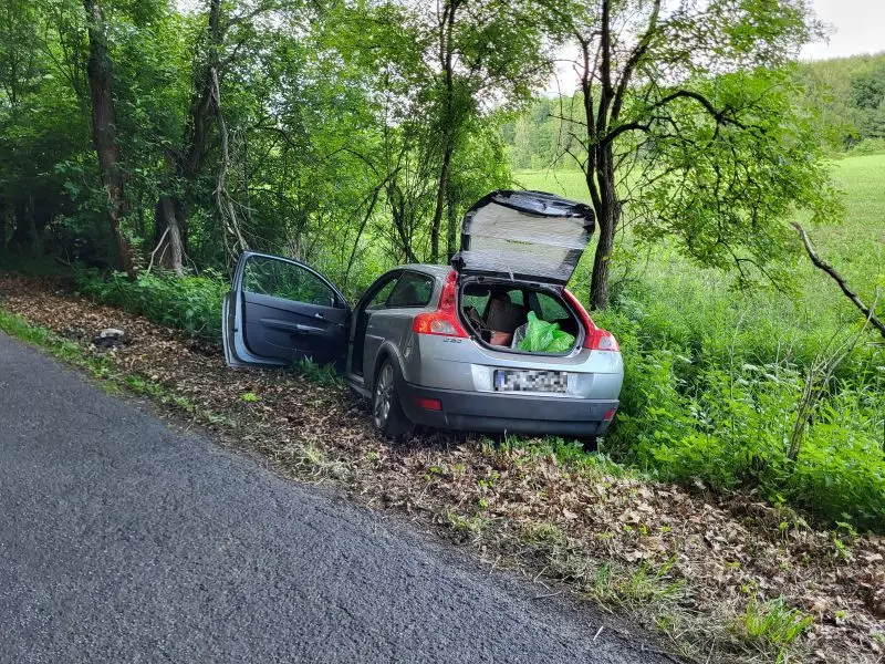 Volvo po pościgu