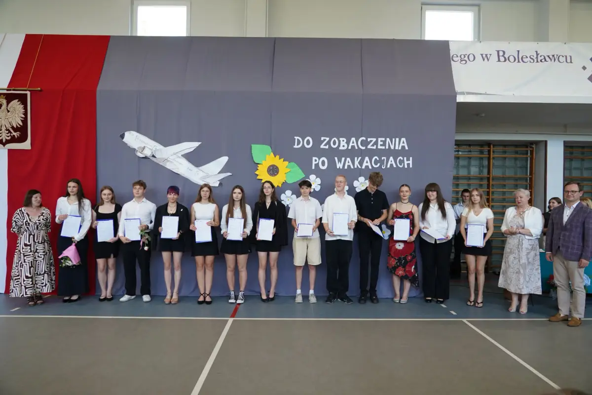 Zakończenie roku w ZSOiZ w Bolesławcu