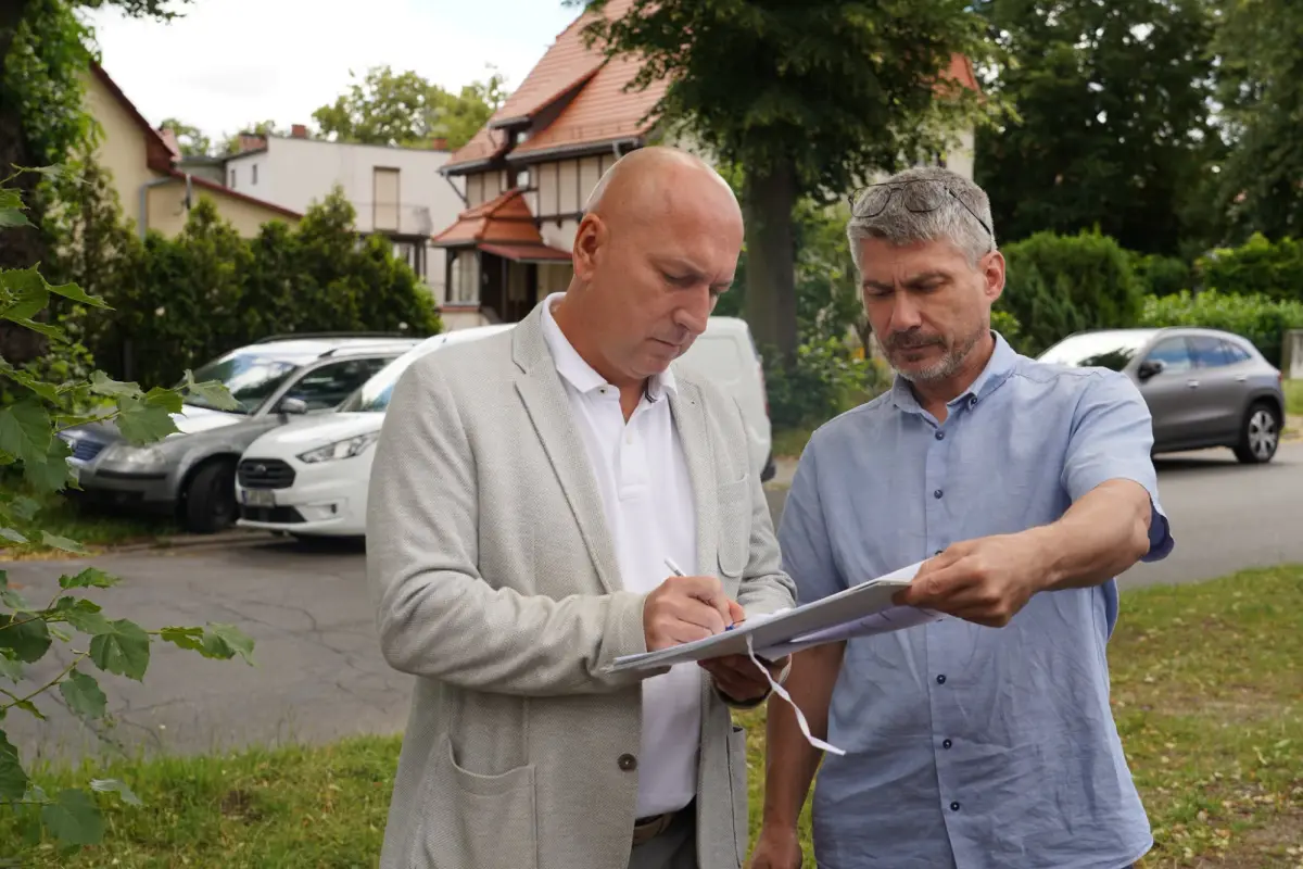 Реконструкцію тротуару біля алеї Війська Польського в Bolesławiec завершено