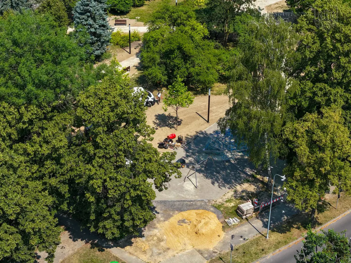 Renovation of the park near the stadium in Bolesławiec
