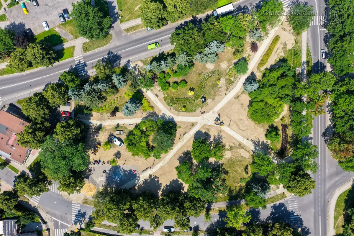 Модернізація парку біля стадіону в Bolesławiec